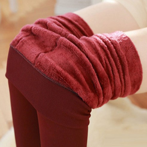 커스터스 여성 기모 발열 융털 레깅스 타이즈 1+1 세트