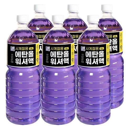 사계절용 에탄올 워셔액으로 갑작스러운 소모에 대비해 트렁크 예비품으로 두기 좋습니다. - 1