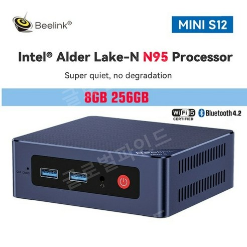 Beelink 미니S12프로 N100 인텔N5095 윈도우11 DDR4 8GB 128GB, 미국, 중국, N95 8기가바이트 256기가바이트 Best Top5