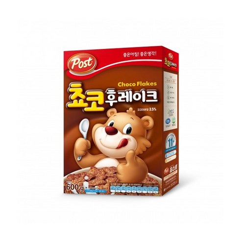 동서 포스트 쵸코후레이크 시리얼, 600g, 4개