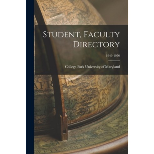 (영문도서) Student Faculty Directory; 1949-1950 Paperback, Hassell Street Press, English, 9781015248229