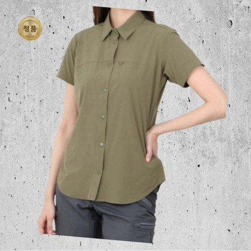 매장정품 피엘라벤 FJALLRAVEN 24 여성 하이 코스트 라이트 반팔 셔츠 87037620 HIGH COAST LITE SHIRT SS W GREEN 1345339