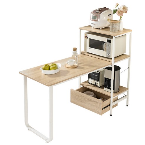 좁은 주방, 넓게 쓰는 마법! 프리메이드 확장형 식탁 테이블 주방수납장으로 공간 활용도를 극대화하세요.