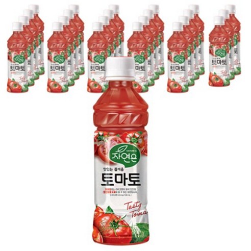 웅진 자연산 토마토 주스 340ml, 24개 패키지 
생수/음료