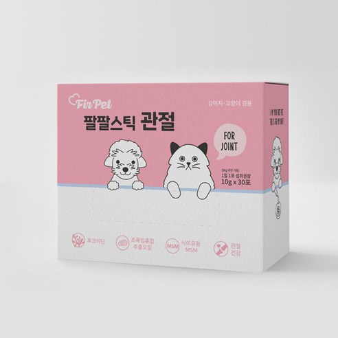 퍼펫 짜먹는 강아지영양제 팔팔스틱 30p, 관절, 2개
