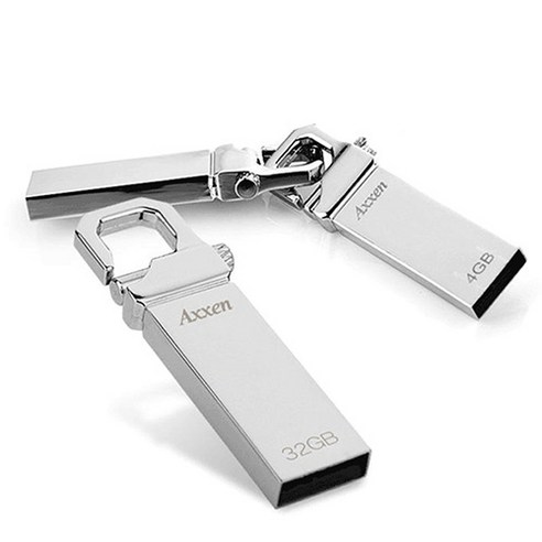 액센 Holder 메탈고리형 USB메모리 4GB~128GB [레이저각인 무료], 64GB