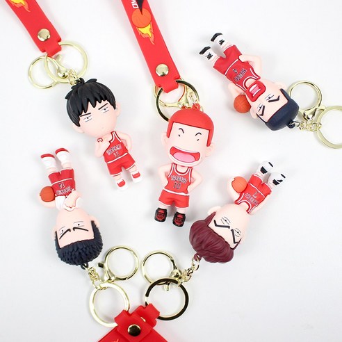 [오케이나우ㅣ인기상품] 농구 애호가를 위한 완벽한 보완: 농놀 키링 슬램덩크 피규어 열쇠고리 [OKNOWㅣ추천상품]