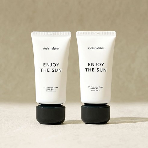 샤이샤이샤이 인조이 더 선 UV 선크림 SPF50 PA++++ 저자극 눈시림없는 수분 백탁없는선크림, 2개, 50ml