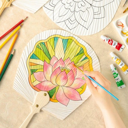 나만의 민화 평부채 만들기: 여름을 더욱 특별하게