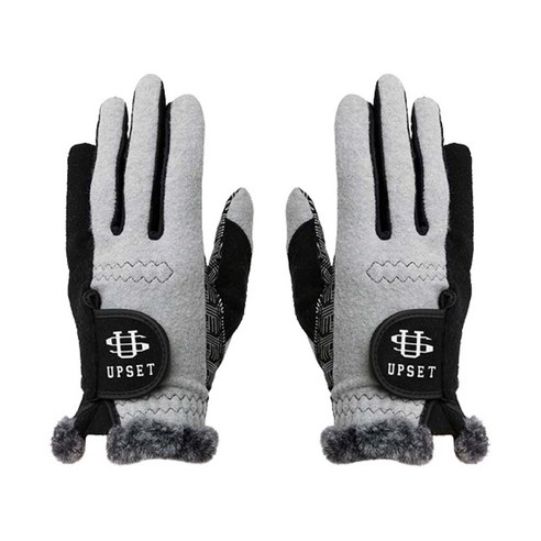 저렴한 가격에 뛰어난 방한력을 제공하는 업셋 겨울 방한 실리콘 골프장갑