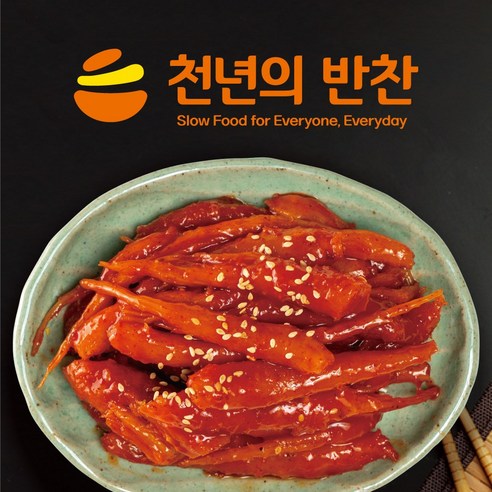 천년의 반찬 오독오독 더덕무침 500g, 1개