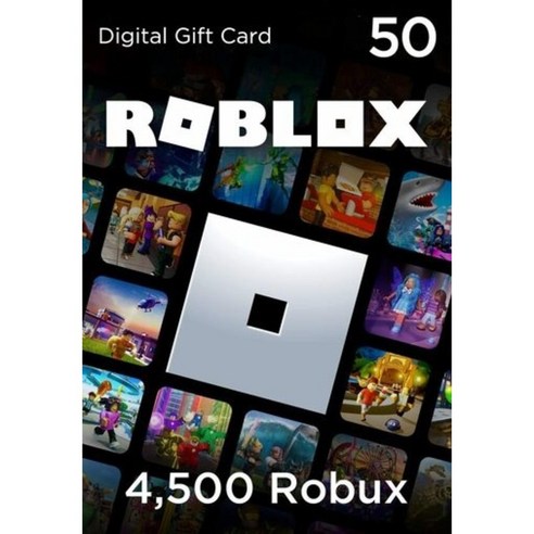 PC Roblox 로블록스 기프트 카드 - 4500 Robux