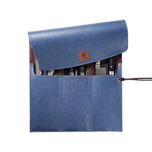 캐릿 II 칼가방 프리미엄 셰프 나이프 칼 케이스 보관함 (Ver. 45cm), 미신청, 1개, 워싱블루