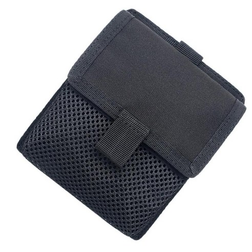 MOLLE 가제트 유틸리티 파우치 백팩 부착용 가방, 블랙, 15.5x13x4cm, 나일론