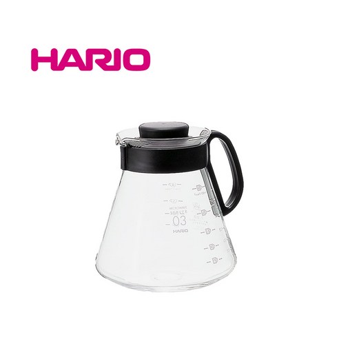 하리오 클리어 렌지 커피서버 드립서버 800ml XVD-80B, 1개