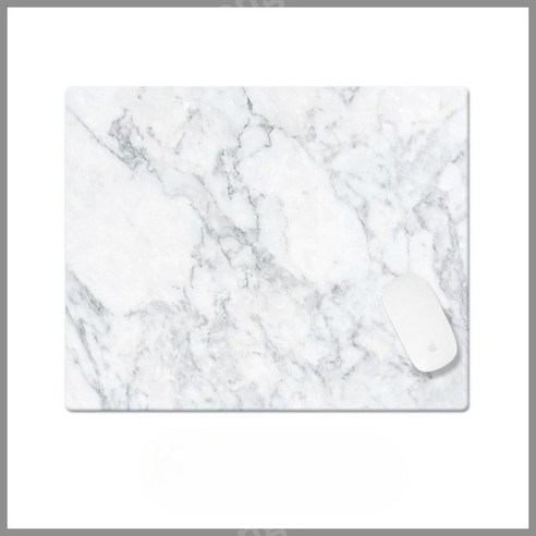 뭉시크 대리석 마블 소프트 마우스 패드, 290x225mm, 3mm, KK-070, 1개