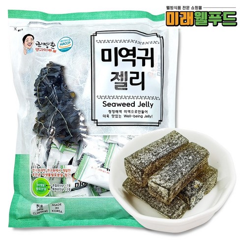 미역귀 젤리 6개묶음 280g 국산 특산품 혼합유산균 특허유인균 미역귀 젤리 제리, 280g × 6개, 6개