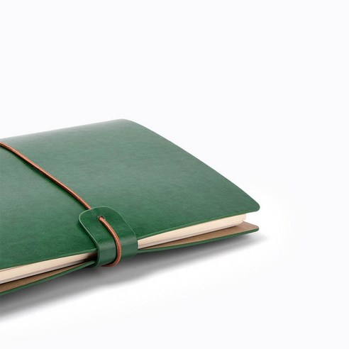 편리한 사용감과 함께 속지 교체가 가능한 목화빌라 A5 6공 빈티지 가죽 만년 다이어리 커버