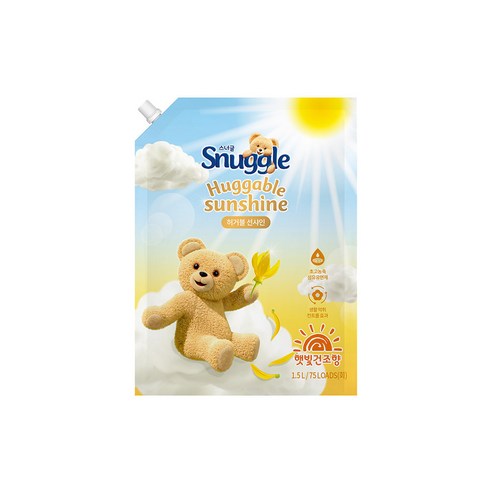 스너글 햇빛건조향 섬유유연제 허거블 선샤인 1.5L 231642, 스너글 허거블 선샤인_1.8L, 1개
