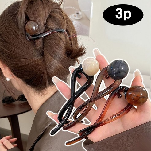 은은한 아름다움을 머금은, 당신의 스타일을 완성하는 은꽃 밴드 클립비녀