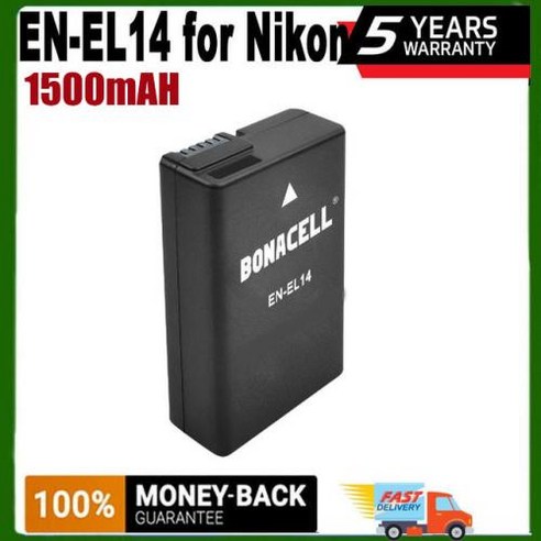 카메라용 ENEL14a ENEL14 배터리 150Ah D5500 D5600 D3400 D3500 D5100 D5200 D5300 D3100 D3200 D3300 P7700 P7, 6) 1 picec