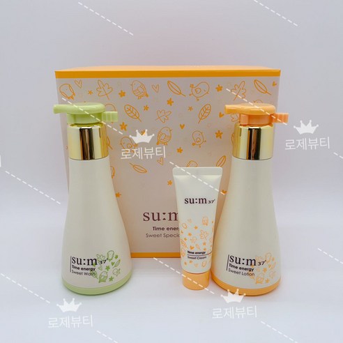 숨37도 타임에너지 스위트 세트(유아용 올인원 워시 250ml +로션 250ml +크림 40ml ), 1세트