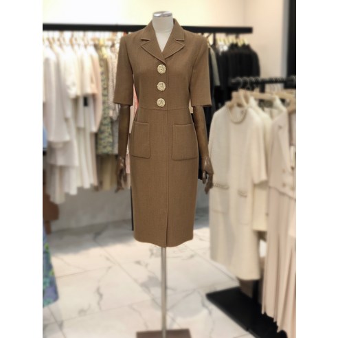 모조에스핀 골드단추 포인트 원피스 s232mse039(213950 )