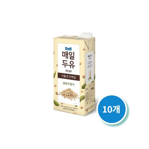 매일유업 매일두유 99.89% 식물성 단백질 950ml 10팩, 30개