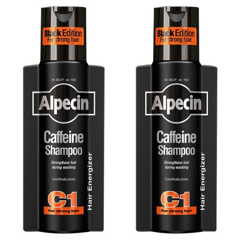 알페신 C1 카페인 샴푸 블랙 스트렝스 에디션, 2개, 250ml