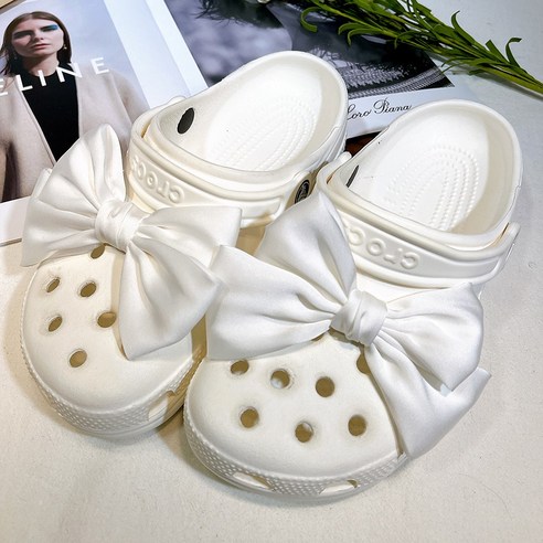 밋밋한 슬리퍼, 왕리본 파츠로 개성을 더하다!