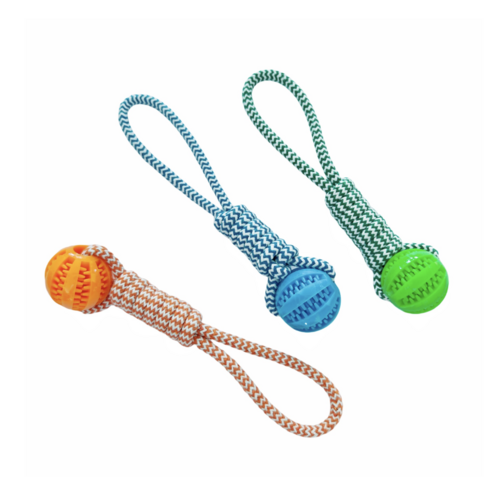 3color 애견 터그 실리콘 장난감 강아지 노즈워크 로프, 그린, 1개