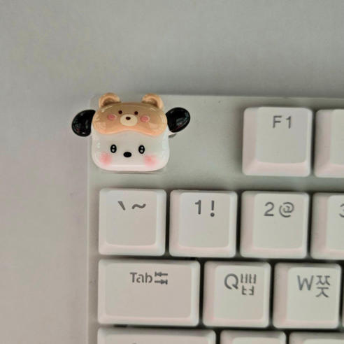 달콩 안대 산리오 6종 캐릭터 키캡, 사랑스러운 매력의 아이템 포인트키캡