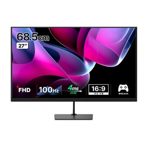 한성컴퓨터 FHD 게이밍 리얼 100 모니터, TFG27F10F (무결점), 68.5cm