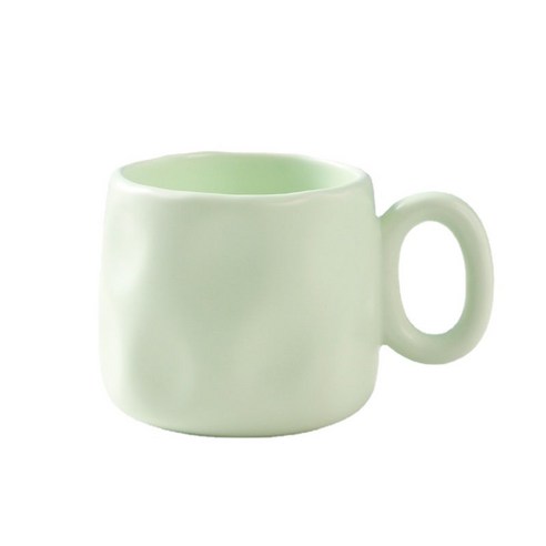 마카롱 머그컵 머그잔 커피잔, 녹색, 1개