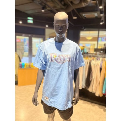 뉴에라 [파주점] [뉴에라] 공용 팀 매시 템파베이 티셔츠 블루 (13086544)