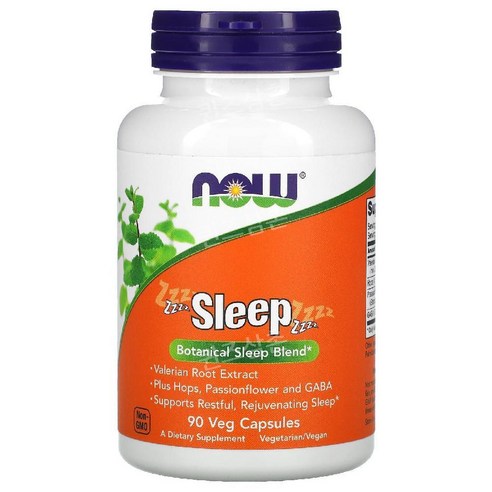 나우푸드 수면 Sleep Botanical Blend 90베지캡슐, 1개, 90개