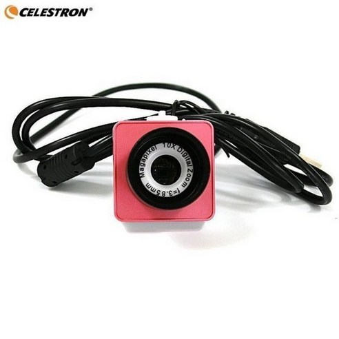 Celestron 망원경 전자 접안 렌즈 천체 사진용 이미지 센서 USB 포트 포함 0.3MP 디지털 카메라 1.25 인, [01] Random