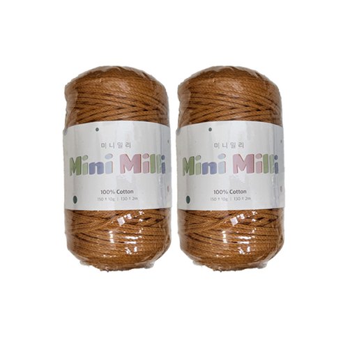 미니밀리실 버블 토트백 150g (총 300g), 2개, 708 머스타드