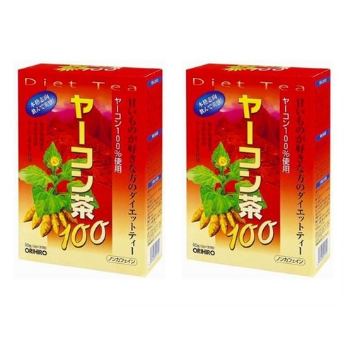 오리히로 야콘 차 30개입 2팩 Yacon tea 100 30 packets, 1