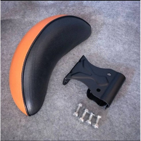 JINGHENG 오토바이 스쿠터 뒷좌석 등받이 거치대 지지대 부품 심플 바이크 쿠션, F개