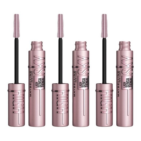 메이블린 래쉬 센세이셔널 스카이 하이 마스카라 7.2ml, 3개, Blackest Black 800