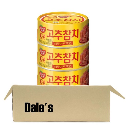 동원 고추 참치, 90g, 3개