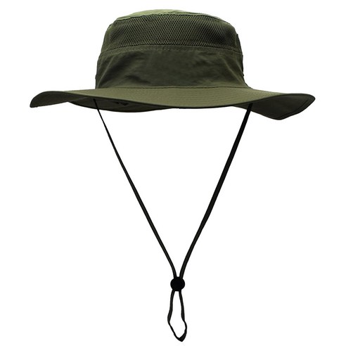 Retemporel 야외 낚시 자외선 차단제 모자 안티 접는 등산 모자 녹색