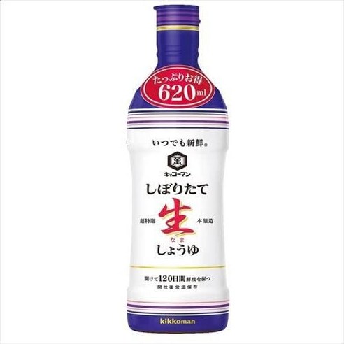 JPmarket 막짜낸 기꼬만 생간장 대용량 사용하기편한용기 일본직수입, 640ml, 1개