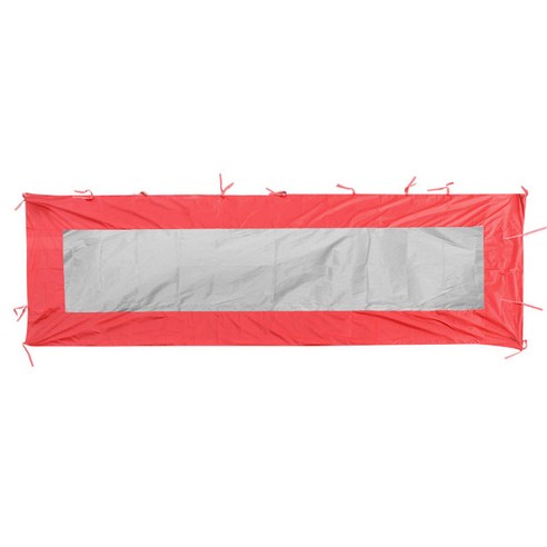 보충 닫집 측벽 옥외 야영 바닷가 천막 차양 벽 대피소, 레드 B 190x570cm, 패브릭