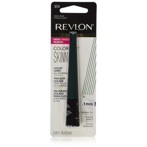 Revlon 컬러스테이 스키니 리퀴드 라이너 2.5ml, Green Spark, 1개
