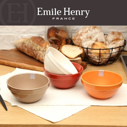프랑스 명품 도자기의 우아함과 편리함을 담은 에밀앙리 HR세라믹 밥공기