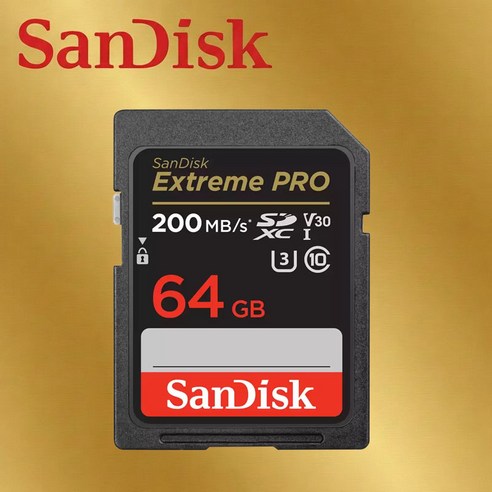 샌디스크 익스트림 프로 Class10 Extreme Pro UHS-I U3 V30 SD 메모리카드