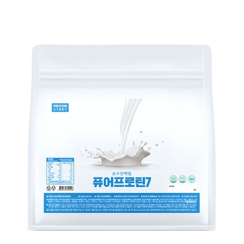 프로틴스토리 맛있는 단백질 퓨어프로틴7 1kg 무맛