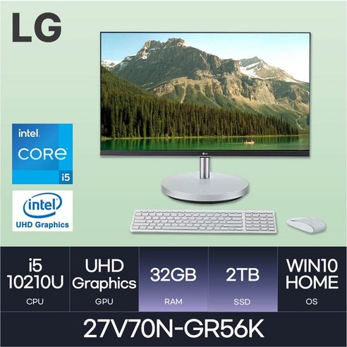 LG전자 27V70N-GR56K, 2TB, 32GB, 실버